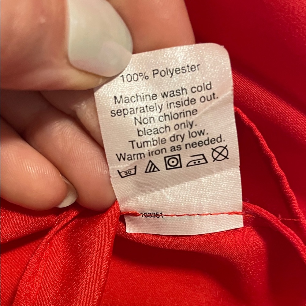 J. Crew Red Spaghetti-Strap Camisole size 0 - Picture 7 of 11